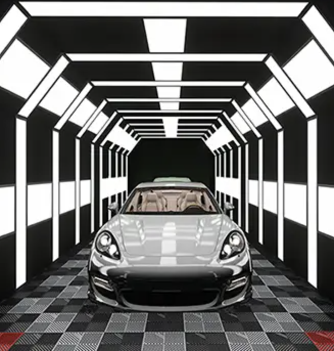 Shop bay · Westminster · LED panel lighting